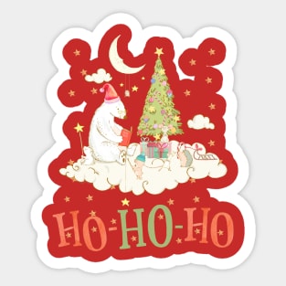 Christmas Bear is coming! Sticker